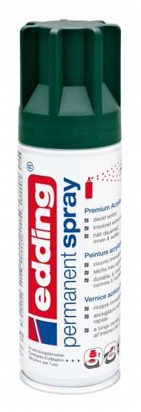 e-5200 permanent spray.moosgrün RAL6005 DE/FR/IT