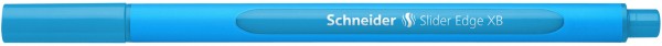 Schneider Schreibgeräte Kugelschreiber Slider Edge, Kappenmodell, XB, hellblau, Schaftf.: cyan-hellblau