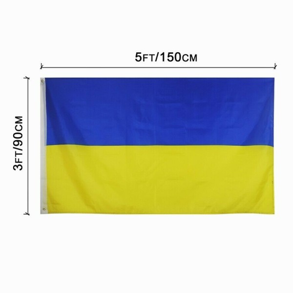 Ukraine Flagge 90 x 150 cm groß TOP Qualität - Fahne Blau, Gelb aus Polyester