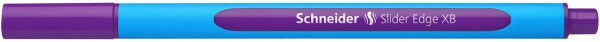Schneider Schreibgeräte Kugelschreiber Slider Edge, Kappenmodell, XB, violett, Schaftfarbe: cyan-violett