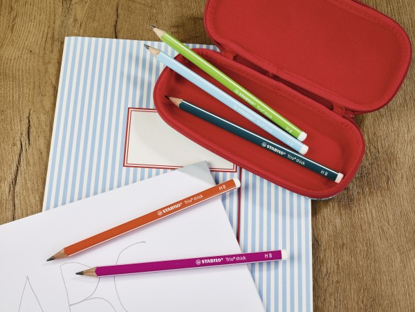 Bleistift - STABILO Trio dick in petrol - Einzelstift - Härtegrad HB