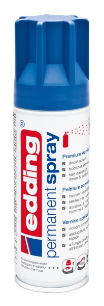 e-5200 permanent Spray enzian blau. RAL5010 DE/FR/IT