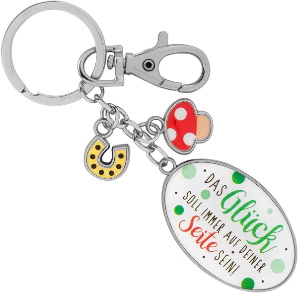 Schlüsselanhänger Glücksbringer - das Glück soll immer auf deiner Seite sein - Sheepworld 46699