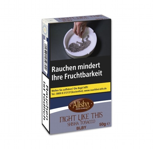 Alisha Shisha Tabak Night Like This (Blackberry) 50g