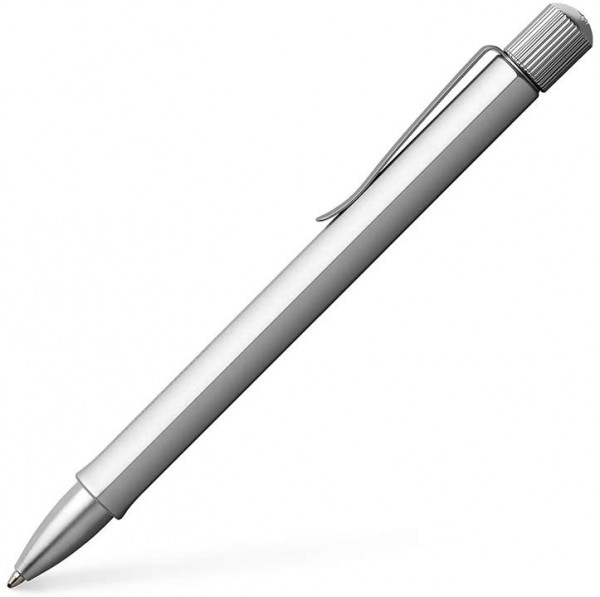 Faber Castell 140514 - Kugelschreiber Hexo, Schaftfarbe silber, 1 Stück
