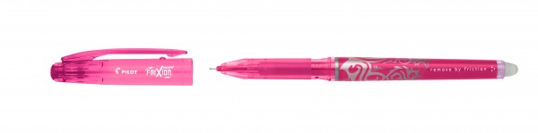 PILOT BL-FRP5-P Tintenroller Frixion Point, 0,3 mm, rosa, Mine auswechselbar