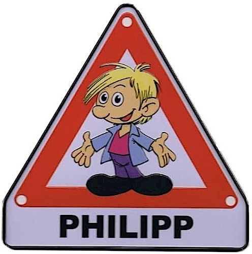 Albatros - Achtung-Schild Philipp