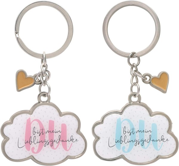 Sheepworld Paar-Schlüsselanhänger Gedanken: Geschenk zum Valentinstag - GRUSS &amp; CO