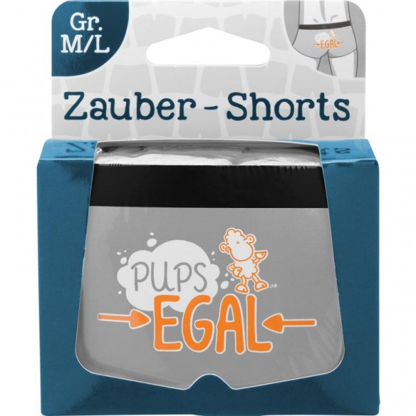 Sheepworld Herren 46970 Boxer Egal, Größe M-L, Geschenkartikel Boxershorts, Grau