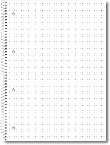 Brunnen Notizblock / Collegeblock Student Premium, 4-fach-gelocht(""Dotted"" A4 dotted Deckblatt: cyan-metallic, 90 g/m², 80 Blatt)