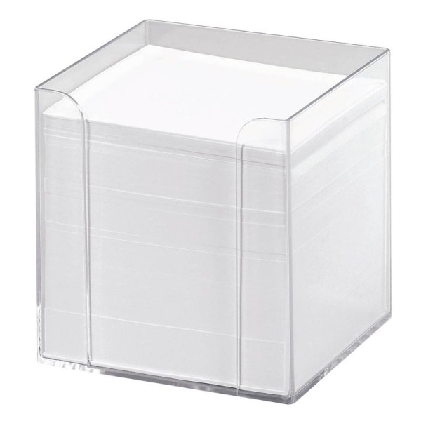 Folia Zettelbox glasklar/9900 95x95x95 mm 700 Blatt