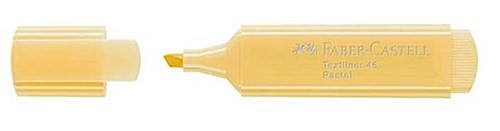 Faber Castell Textliner 46 Pastell vanille ein Stück