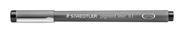 Fineliner pigment liner, 0,1 Feinschreiber - STAEDTLER® - 308 01-9