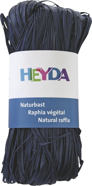 Dekobast Naturbast Raffia Blau 50g , 1 Stück