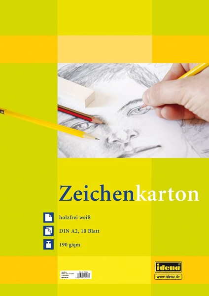 Zeichenkarton - Skizzenblock A2 190g 10 Blatt