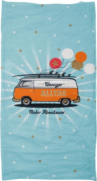 Schlauchschal H:)PPY life BUS weiniger Altag mehr Abenteuer