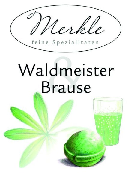 Waldmeister &amp; Brause 125g - Waldmeisterbonbonb mit eingearbeitetem Brausepulver