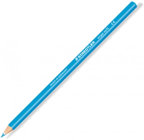 Staedtler 157-3 Farbstifte, Uws und Trockenmarker Einzelfarben Farbstift Ergo Soft blau FSC 100%