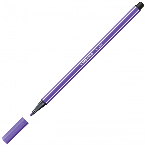 Premium-Filzstift - STABILO Pen 68 - Einzelstift - violett