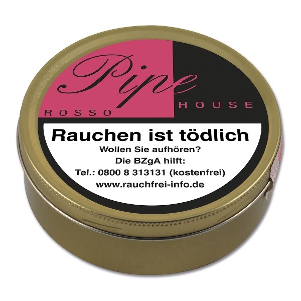 PIPE HOUSE Pfeifentabak Rosso (Sweet Raspberry) Dose 50g