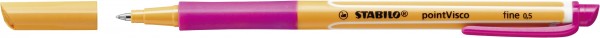 Tintenroller - STABILO pointVisco - Einzelstift - pink
