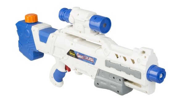 Idena - Wasserblaster \"Giant-Splash\", Wasserpistole für Kinder, mit Pumpfunktion, ca. 51 cm groß, weiß, ideal für den Urlaub, am Strand oder Pool