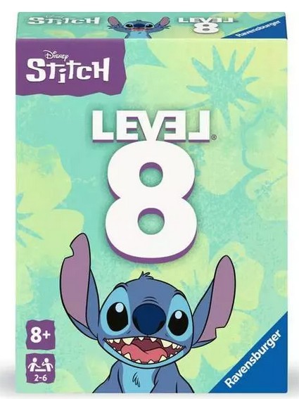 Ravensburger - Disney Stitch Level 8 - Das beliebte Kartenspiel für 2-6 Spieler und Disney-Fans ab 8 Jahren