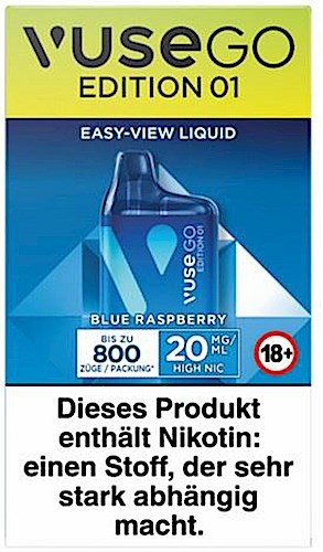 E-Zigarette Vuse Go 800 - BLUE RASPBERRY