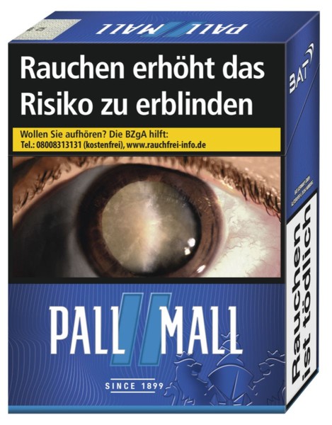 Pall Mall Zigaretten Blue (XXL) eine Packung á 22 Stk.