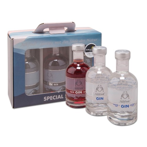 Gin ALBFINK Special Set Gin , Master's Cut und Sloe 3 x 200 ml