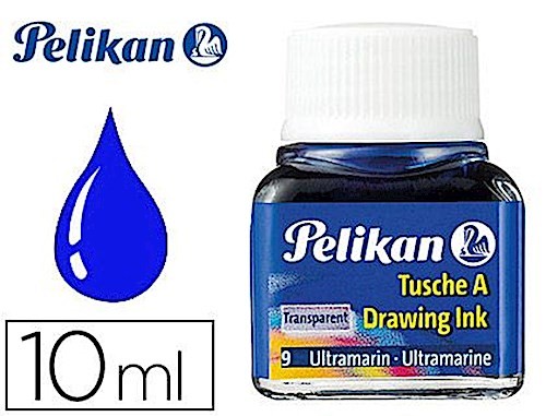 Pelikan Tusche A 523, Glas, 10 ml, ultramarin