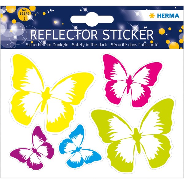 Reflektor Aufkleber Leuchtsticker - Set á 5 Sticker - HERMA 19192