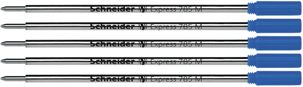 Kugelschreiber Mine Schneider 785 M blau 5 Stück
