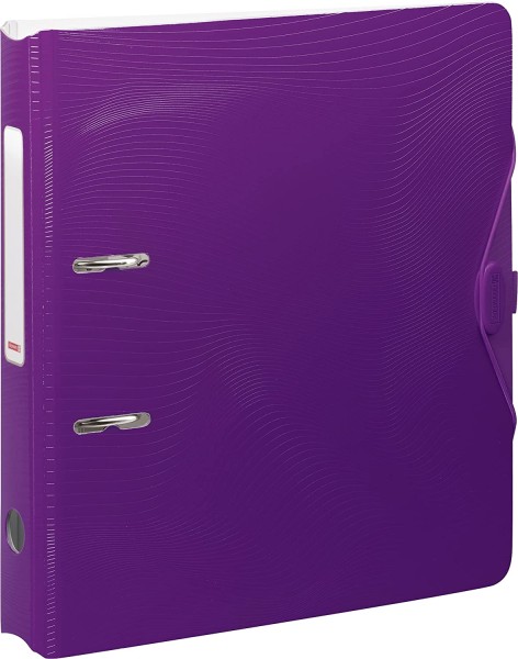 Ordner Ringordner 5 cm Rückenbreite lila BRUNNEN 102043560 | „WAVE“ | purple