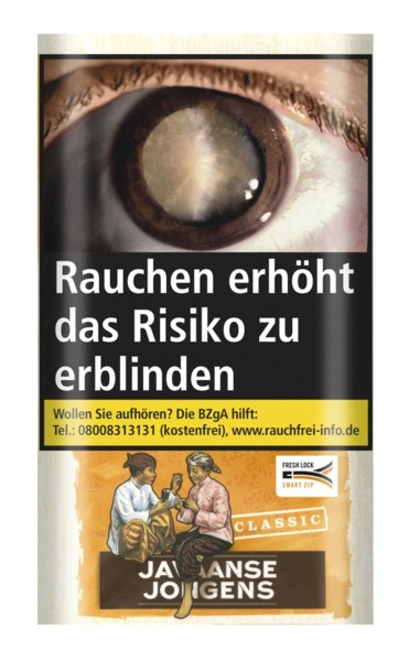 Javaanse Jongens Classic Drehtabak Einzelbeutel á 30g