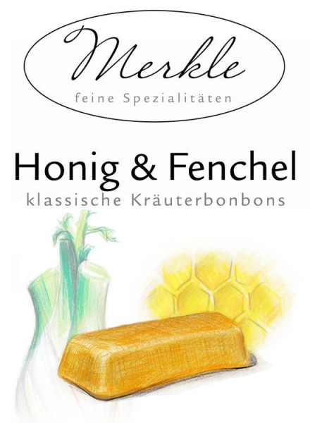 Honig &amp; Fenchel 125g - klassische Kräterbonbons
