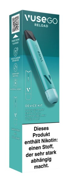 Vuse Go Reload Device Pen Aqua (1 Stück)