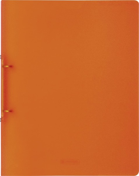 Ringbuch A4 orange 2 Ringe Brunnen 106551640 FACT!pp ( transluzente PP-Folie, 16 mm Füllhöhe)