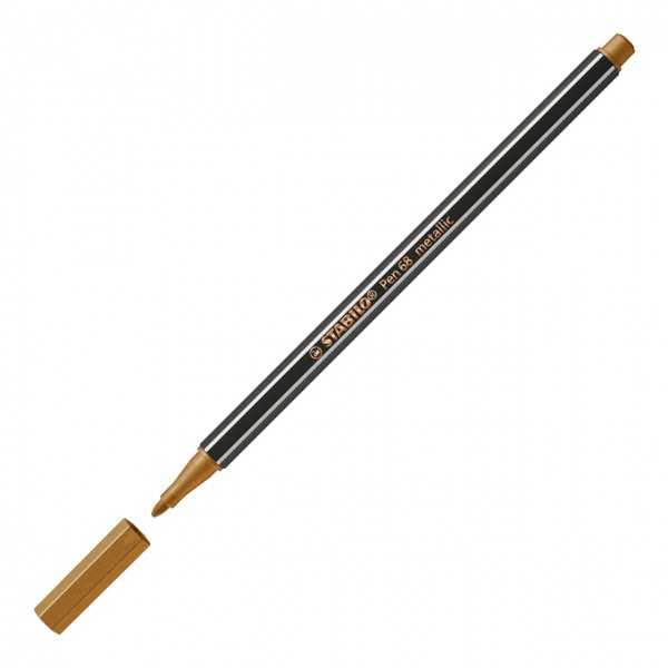 Premium Metallic-Filzstift - STABILO Pen 68 metallic - Einzelstift - kupfer