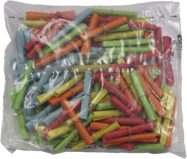 Gewinnlose nummeriert 401- 450 bunte Röllchen - Wolf &amp; Appenzeller 220401