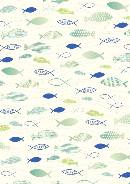 Bastelkarton A4 200g Motiv Fische Heyda 204772698