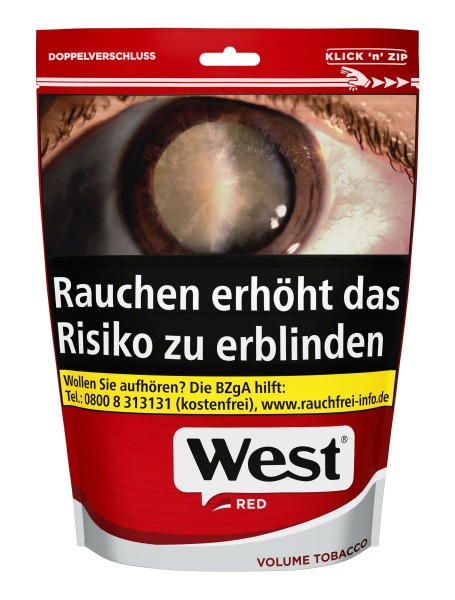 West Volumentabak Red Volume Tobacco (Beutel á 195 gr.)