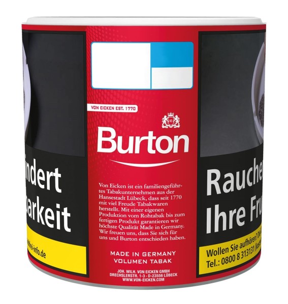 Burton Volumentabak Volumen Tabak Red L-Size (Dose á 43 gr.)