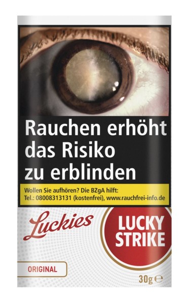 Lucky Strike Zigarettentabak Original Red Feinschnitt ein Päckchen á 30g