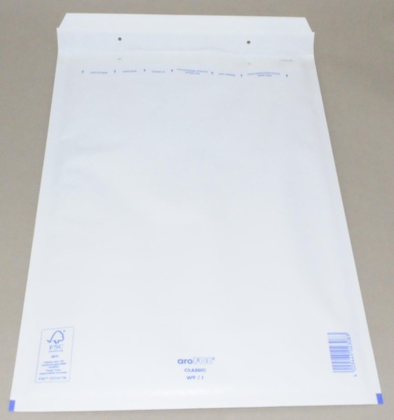 aroFOL® CLASSIC Luftpolsterversandtaschen 32cm x 45,5cm für E4 weiß - ein Stück