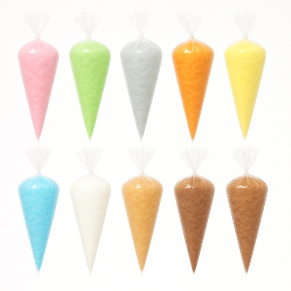 Einhorn Zuckerwatte im Spitzbeutel – Rosa, Bubblegum-Geschmack, 70 g – Süßes Geschenk für Kindergeburtstage &amp; Partys