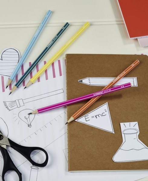 Bleistift - STABILO pencil 160 in blau - Einzelstift - Härtegrad HB