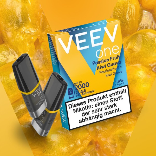 VEEV ONE Pods Passion Fruit Kiwi Guava 20mg Nikotin/ml (2 Stück)