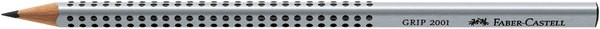 Faber Castell Bleistifte Grip 2001 Schreibwaren, Bleistift B silber