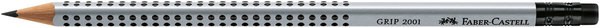 Faber Castell Bleistift Grip 2001, Härte HB, Schreibwaren mit Radierer